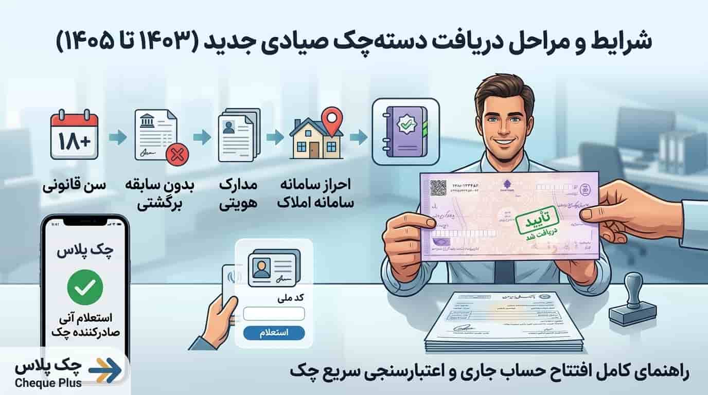 شرایط و مراحل دریافت دسته‌چک صیادی جدید (۱۴۰۳ تا ۱۴۰۵)